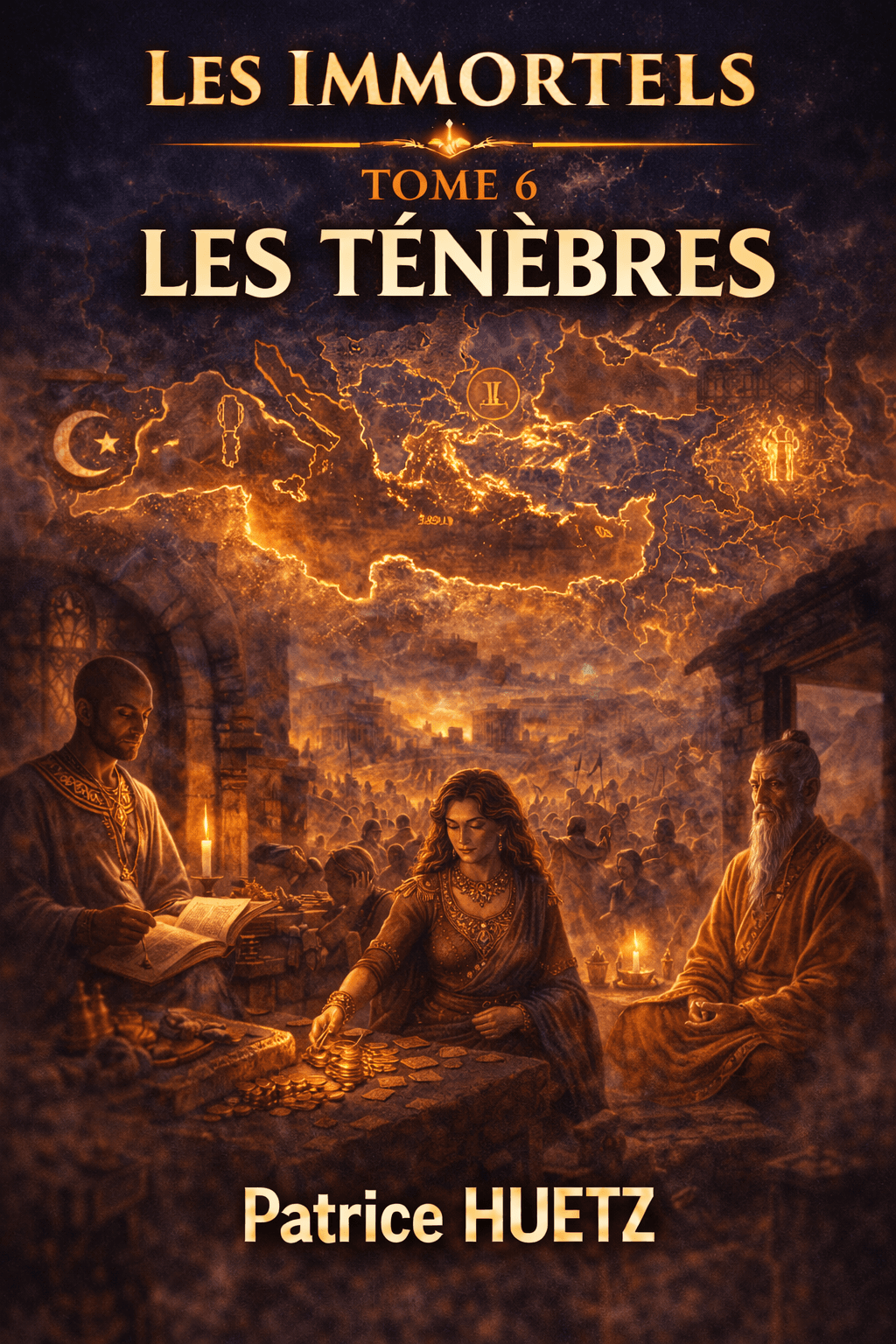 Couverture de Les Immortels — T6 : Les Ténèbres