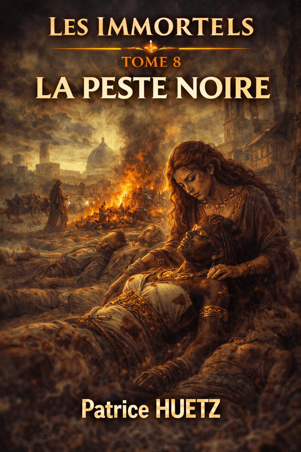Couverture de Les Immortels — T8 : La Peste Noire